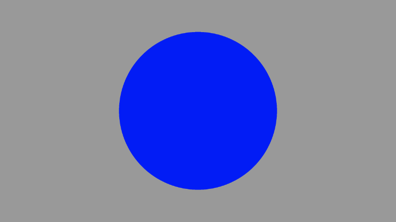 Canvas with a gray background and large blue circle in the center.